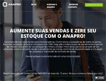 Tablet Screenshot of anapro.com.br